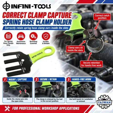 Hose Clamp Holder Tool for Hands-Free