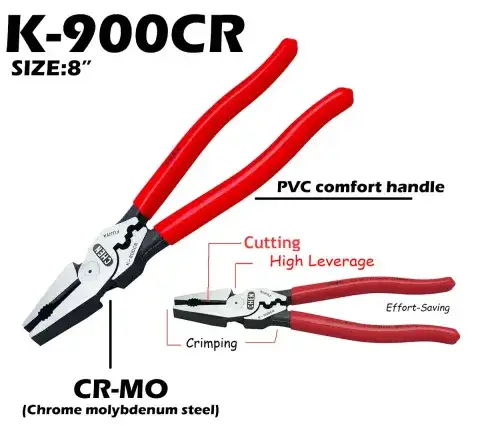 MIT German Type Lineman's Pliers