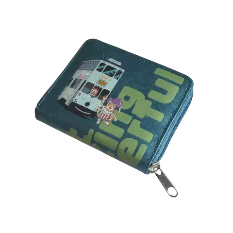 Tyvek Short Zipper Wallet with Taiwan’s Chimoz Characters