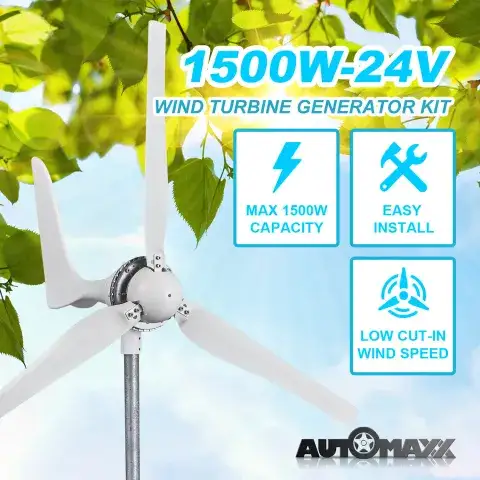 Automaxx WINDMILL Bluetooth Wind Turbine 24V 1500W (DA-1500)