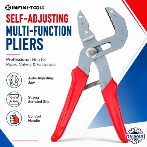 Self-Adjusting Pliers,Multi Function Pliers, 10-inch