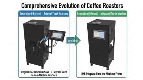 2kW Microwave Coffee Bean Roaster