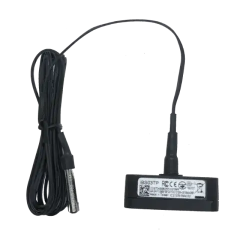 Waterproof BLE sensor beacon with external temperature sensor probe