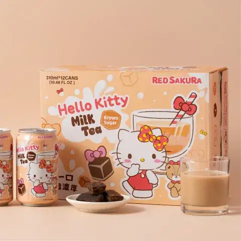 Hello Kitty Brown Sugar Milk Tea