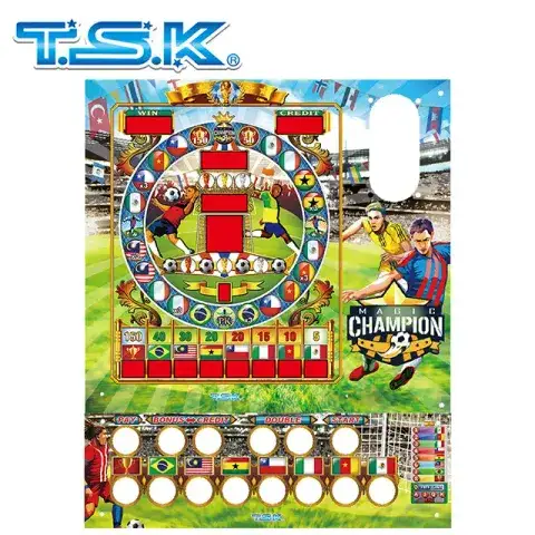 TSK Taiwan Arcade Mario Slot Game Machine : MY-18 Magic Champion