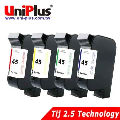 HP45 inkjet cartridge filled with color ink (TIJ 2.5)