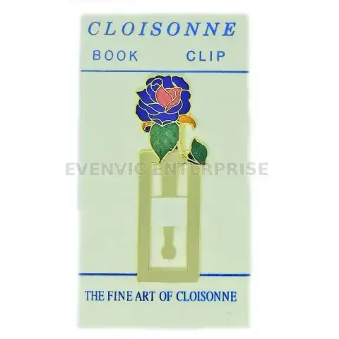 Cloisonne metal bookmark supplier, enamel bookmark