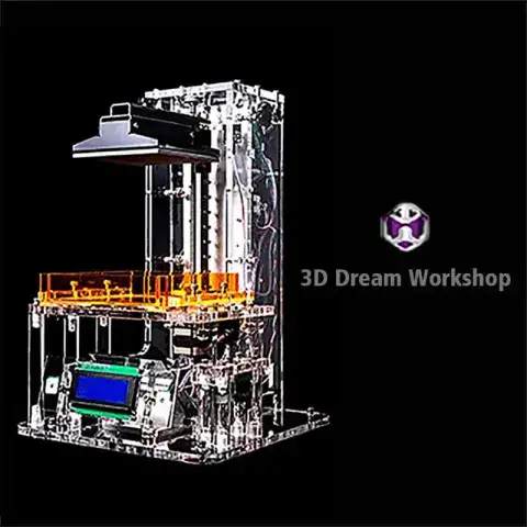 Acrylic DIY SLA 3D Printer from 3D Dream Workshop