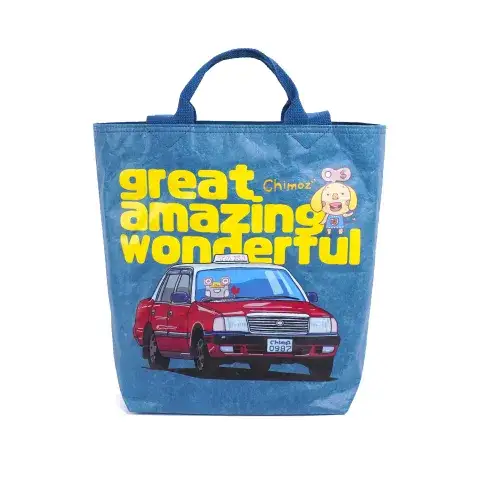 Manufacturer of Tyvek Bag with the Chimoz Tribe Characters Print