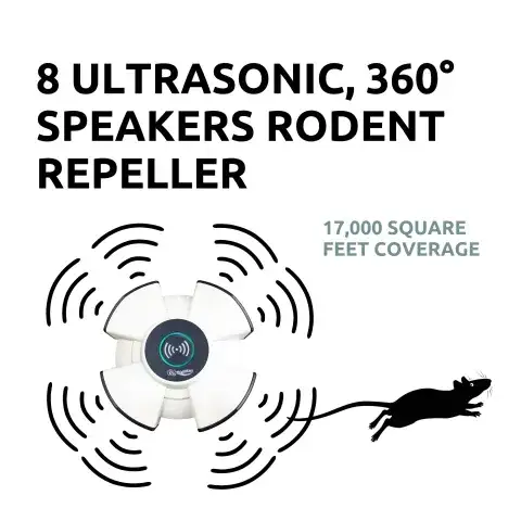DigiMax Industrial Bluetooth Smart Ultrasonic Rodent Repeller