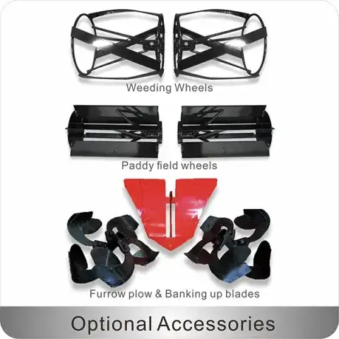 Optional Accessories of Agriculture Power Tiller Mini Tractor for Farming