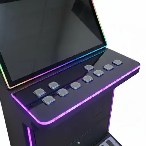 27" Single touch screen slanttop metal cabinet