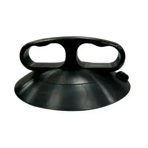 All-Rubber Vacuum Suction Cup with Two-Finger Grip Handle