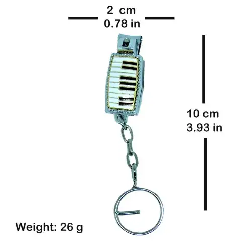 Decorative enamel logo Nail Clipper Key Chain