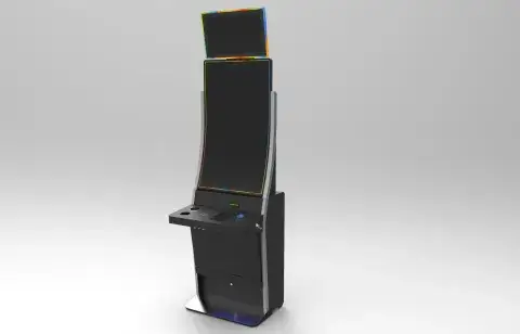 43" J type Touch screen suround LED light gaming cabinet
