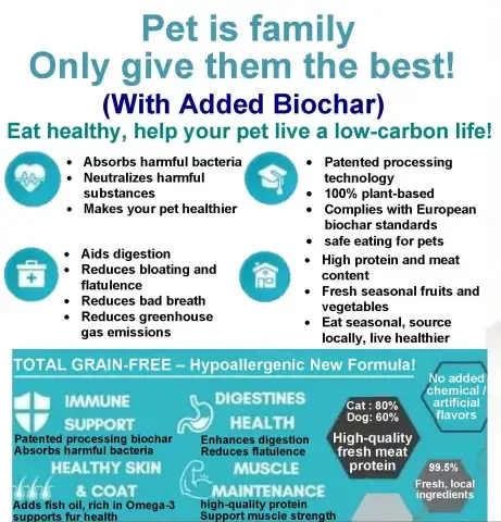 Biochar Pet Food