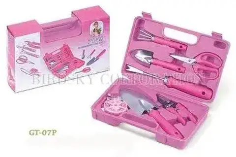 7pcs Pink Gardening Tool Set