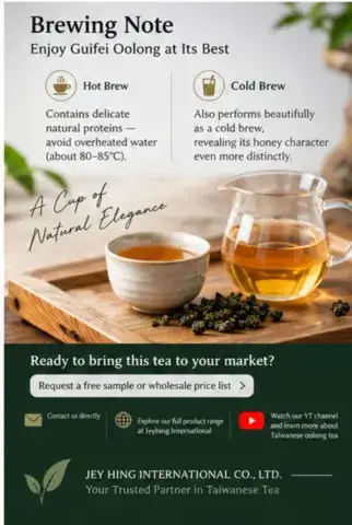 Premium Taiwan High Mountain Guifei Honey Aroma Oolong Tea