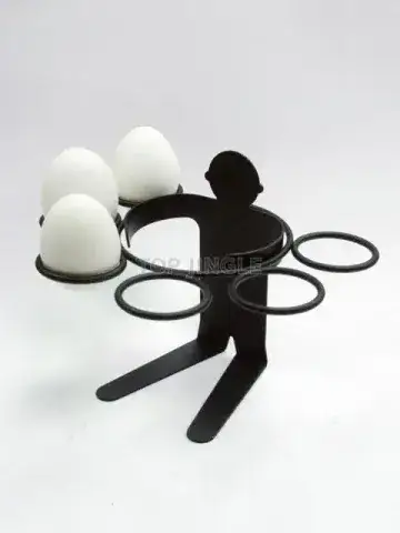 Girl Shape Egg Rack