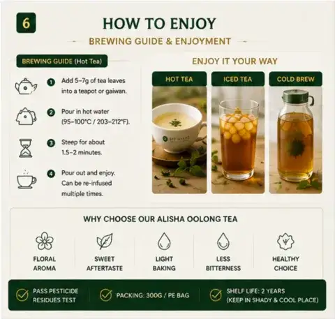 light baking Taiwan Alisha high mountain oolong tea 300gram