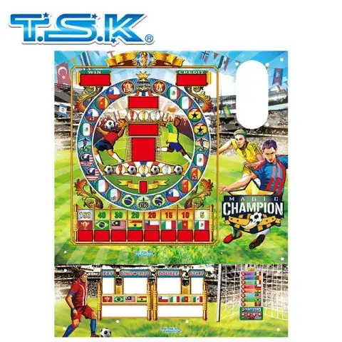TSK Taiwan Arcade Mario Slot Game Machine : MY-18 Magic Champion
