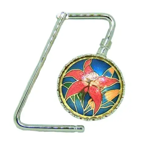 Cloisonne Foldable Bag Hanger , Bag hook supplier