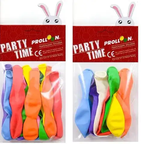 PARTY BALLOONS - RUBBER BALLOONS