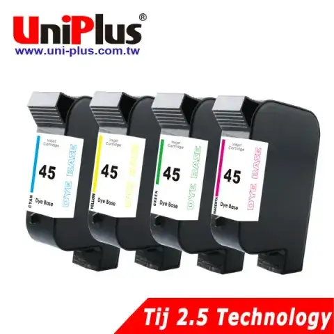 HP 45 51645 magenta cyan ink for egg shell printing