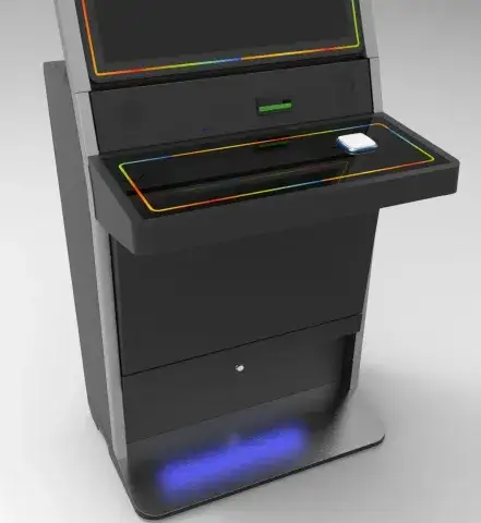 43" J type Touch screen suround LED light gaming cabinet
