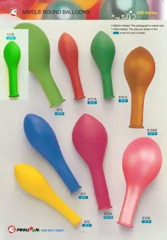 8 inches latex balloons