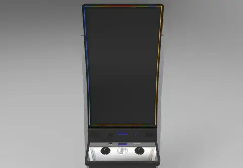 Professional 43-Inch J-Curve RGB Color-Changing Ring Light Touch Screen Gaming System