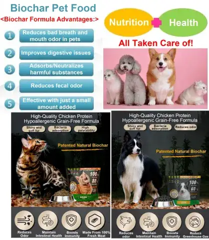 Microwave Vacuum Drying for Pet Food (Biochar Pet Food)