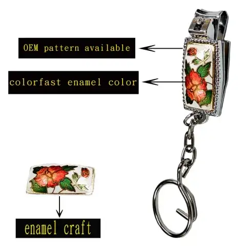 Decorative Nail Clipper Key Chain Supplier