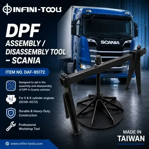 DPF (Diesel Particulate Filter) Disassembly & Assembly Tool For SCANIA