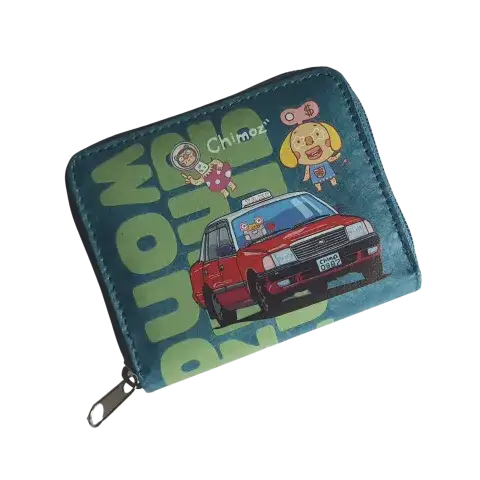 Tyvek Short Zipper Wallet with Taiwan’s Chimoz Characters