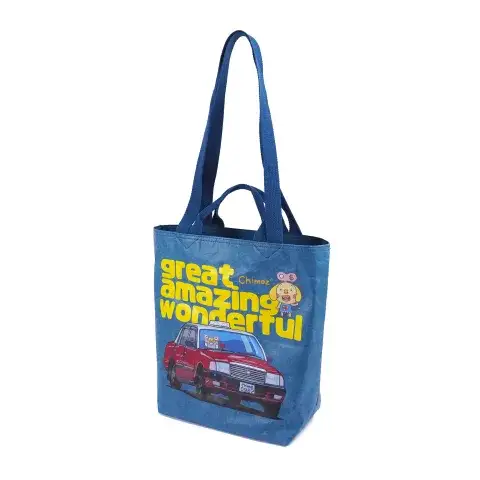Manufacturer of Tyvek Bag with the Chimoz Tribe Characters Print