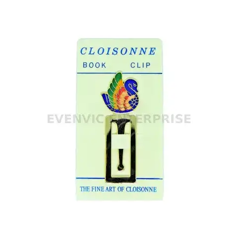 Cloisonne bookmark manufacturer, metal bookmark for craft