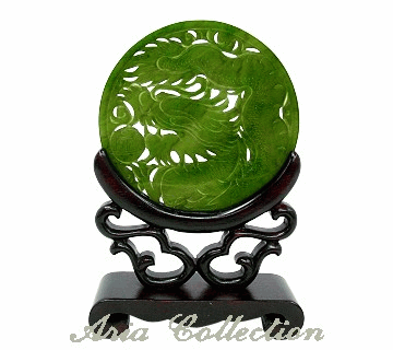 Taiwan Jade Screen - Dragon