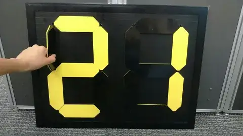 2 Digit manual flip Scoreboard
