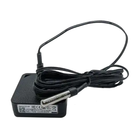 Waterproof BLE sensor beacon with external temperature sensor probe