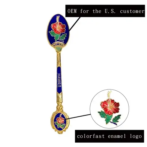 Cloisonne Flat Handle Souvenir Spoon manufacturer