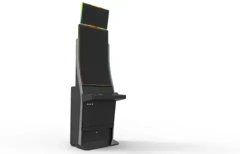 43" J type Touch screen suround LED light gaming cabinet