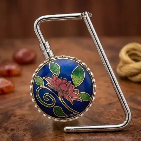 Wholesale enamel logo Bag Hanger, Custom Hard Enamel Purse Hook Supplier