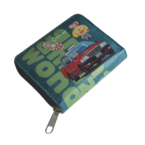 Tyvek Short Zipper Wallet with Taiwan’s Chimoz Characters