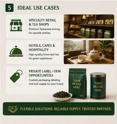 Premium Alishan Da Yen Oolong Tea From Eastern Taiwan